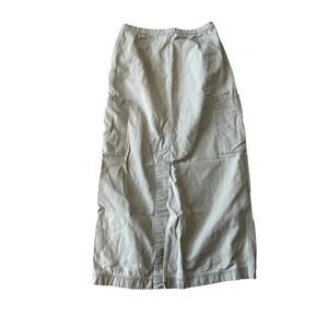 VTG 90s Gap Khaki Maxi Skirt Women's Size 2